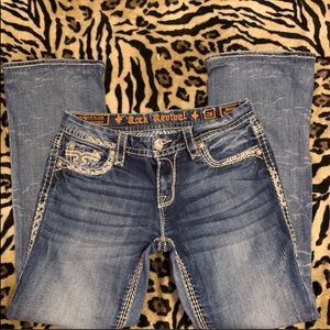 Rock Revival Jeans Size 28 Raziel Easy Boot